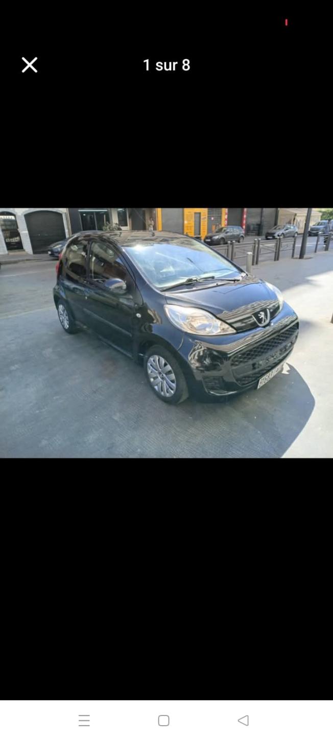 Peugeot 107 2012 essence-manuelle